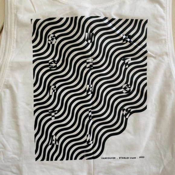 NWT Lululemon Cut Back Crop Tank SeaWheeze *Limited Edition* - Picture 7 of 9